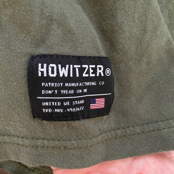 2 Pack XL T-Shirts Howitzer Patriot Olive Green Graphic AND Black Lion Freedom T - Picture 4 of 8